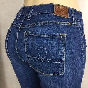 Lucky Sofia Skinny Blue Jeans 10